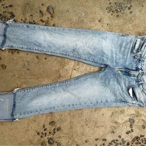 R13 Light Blue Ankle & Cropped Jeans